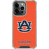 Auburn University Logo Orange iPhone 14 Pro Clear Case